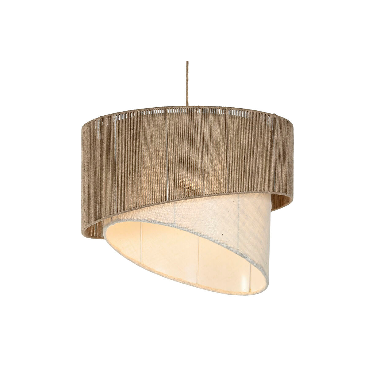 Ceiling Light Home ESPRIT Brown Jute Metal Rope 60 x 60 x 50 cm-0